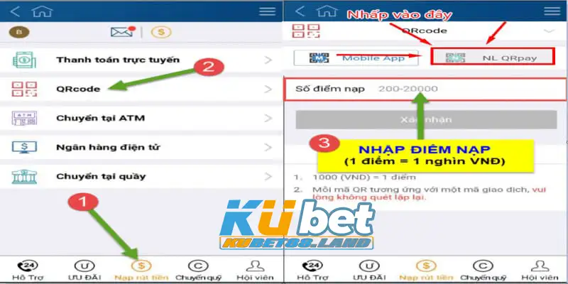 Hướng Dẫn Nạp Tiền Kubet Dễ Dàng Trong Chớp Mắt Cho Tân Thủ